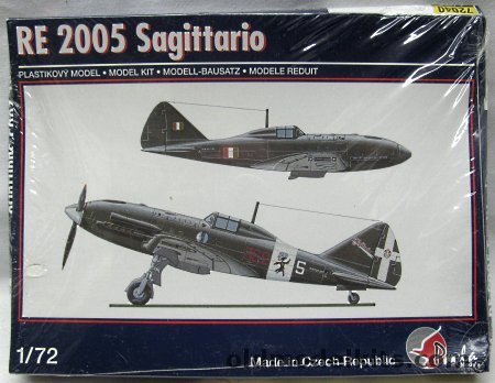 Pavla 1/72 RE-2005 Sagittario - Italy 362 Sq 22 Gruppo REgia Aeronautica Littoria June 1943 / Italy Aeronautica Repubblicana Bresso Airfield March 1944 / Luftwaffe Luftdienst Kommando Italien Maniago Airfield march 1944, PV 72040 plastic model kit